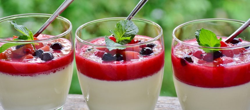 Un dessert frais et simple à réaliser: la panna cotta !